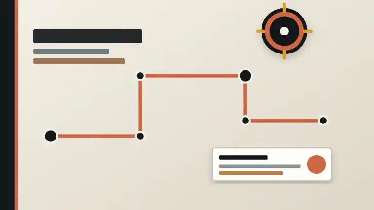 A debt path crossing from a high-rate account to a promotional-rate account with a visible fee and deadline