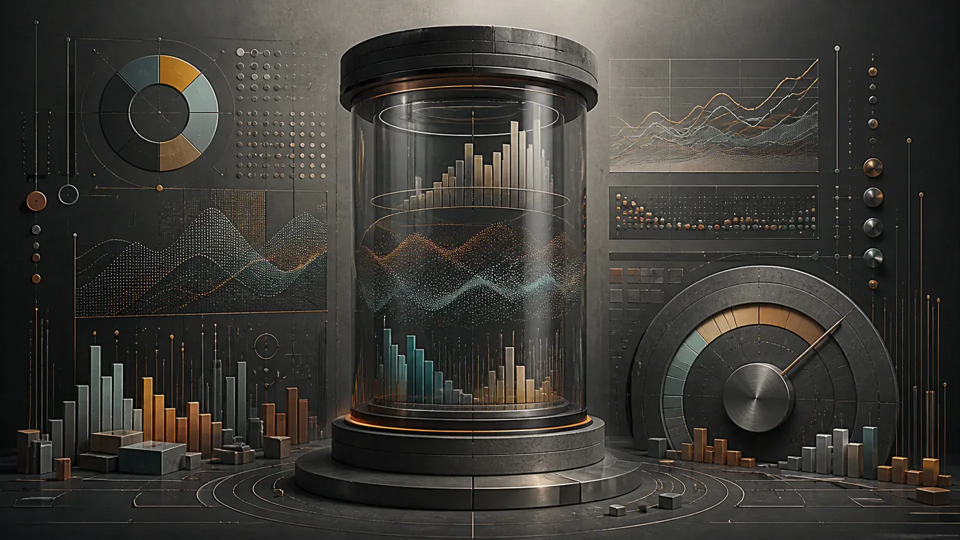 Editorial illustration for a source-based review of Moomoo's accounts, costs, controls, and investment experience